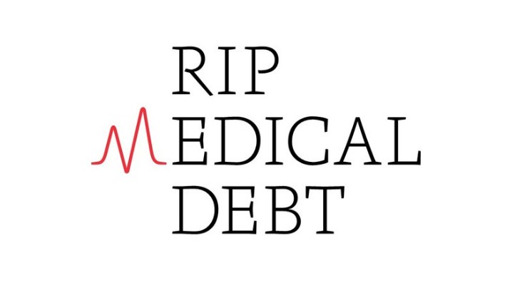 A picture of the words rip medical debt.